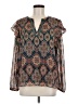 Ann Taylor LOFT 100% Polyester Teal Long Sleeve Blouse Size M - photo 1
