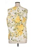 Alex Marie 100% Polyester Yellow Sleeveless Blouse Size XL - photo 2