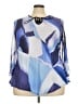 Avenue Blue 3/4 Sleeve Blouse Size 18 Plus - photo 1