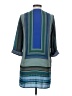 Zara Basic 100% Polyester Print Blue Casual Dress Size XS - photo 2
