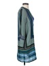 Zara Basic 100% Polyester Print Blue Casual Dress Size XS - photo 4