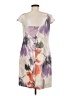J.Crew Collection 100% Polyester Print Gray Casual Dress Size 8 - photo 2