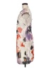 J.Crew Collection 100% Polyester Print Gray Casual Dress Size 8 - photo 5