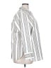 Talbots Stripes Silver Long Sleeve Button-Down Shirt Size 2X - photo 4