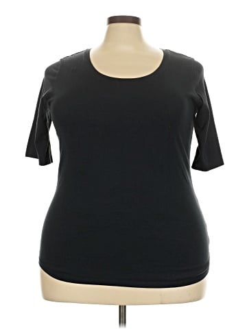 Lands' End 3/4 Sleeve T-Shirt (view 1)