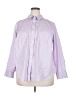 Talbots Stripes Purple Long Sleeve Button-Down Shirt Size 20 - photo 1