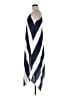 Aqua 100% Polyester Chevron-herringbone Blue Casual Dress Size M - photo 5