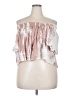Forever 21 Plus 100% Rayon Pink Short Sleeve Blouse Size 2X - photo 1
