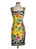 Cache Print Yellow Cocktail Dress Size 2 - photo 1