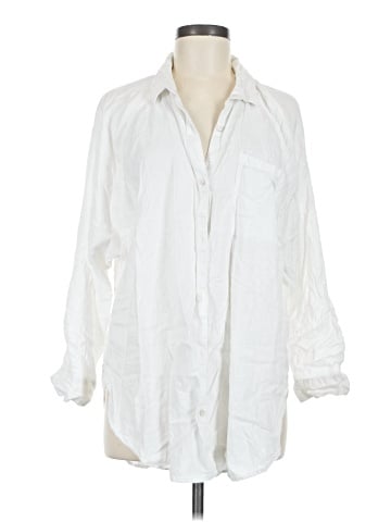 Aerie 3/4 Sleeve Button-Down Shirt (view 1)