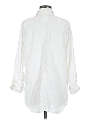 Aerie 3/4 Sleeve Button-Down Shirt (view 2)