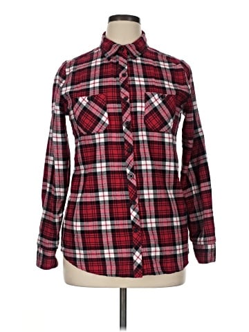 Hot Topic Long Sleeve Button-Down Shirt (view 1)