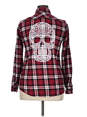 Hot Topic Long Sleeve Button-Down Shirt (view 2)