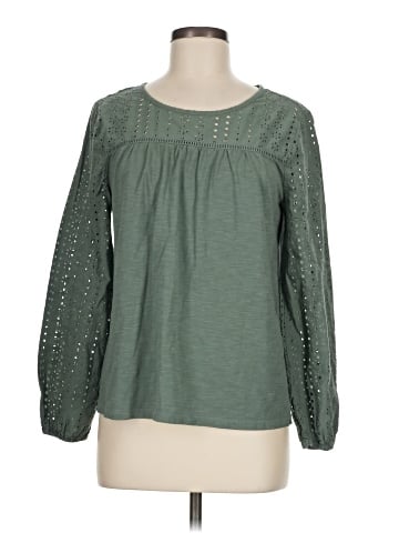 St. John's Bay Long Sleeve Blouse (view 1)