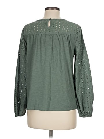 St. John's Bay Long Sleeve Blouse (view 2)
