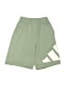 Adidas 100% Polyester Color Block Green Athletic Shorts Size 10 - photo 1