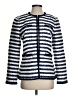 Ann Taylor Stripes Blue Jacket Size 4 - photo 1