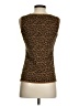 misook Animal Print Brown Sweater Vest Size S - photo 2
