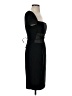 Black Halo Solid Black Cocktail Dress Size 2 - photo 4