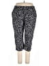 Cj Banks Print Black Active Pants Size 22 - photo 1