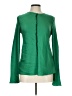 DKNY Green Long Sleeve Silk Top Size 10 - photo 1