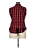 Royal Bones by Daang 100% Cotton Plaid Red Sleeveless Button-Down Shirt Size XL - photo 2