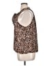 Cooper & Ella 100% Polyester Brown Sleeveless Blouse Size 1X - photo 5