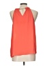 INC International Concepts 100% Polyester Orange Sleeveless Blouse Size L - photo 2