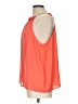 INC International Concepts 100% Polyester Orange Sleeveless Blouse Size L - photo 5
