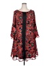 Gabby Skye 100% Polyester Paisley Red Casual Dress Size 18 - photo 1