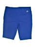 Rafaella Solid Blue Athletic Shorts Size 16 - photo 1