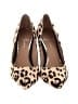 Linea Paolo Animal Print Gold Heels Size 7 - photo 2