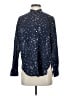 Madewell 100% Cotton Stars Blue Long Sleeve Blouse Size S - photo 1