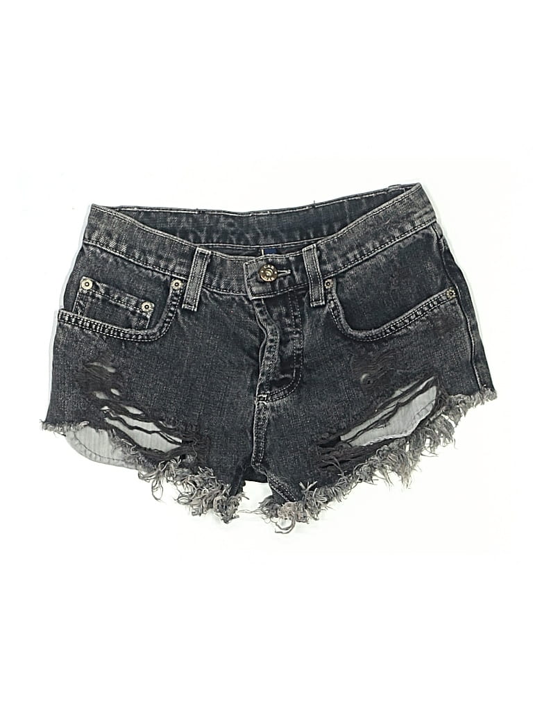 Pre-owned Carmar Denim Shorts In Black
