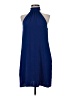 A New York 100% Polyester Solid Blue Cocktail Dress Size S - photo 1