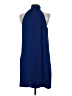 A New York 100% Polyester Solid Blue Cocktail Dress Size S - photo 2