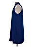 A New York 100% Polyester Solid Blue Cocktail Dress Size S - photo 5
