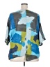Simply Couture Blue 3/4 Sleeve Blouse Size XXL - photo 2