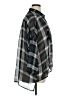 Sans Souci 100% Polyester Plaid Gray 3/4 Sleeve Blouse Size XS - photo 4