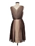 Talbots 100% Polyester Brown Cocktail Dress Size 6 - photo 2