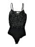 ASOS 100% Polyester Black Bodysuit Size 0 - photo 1