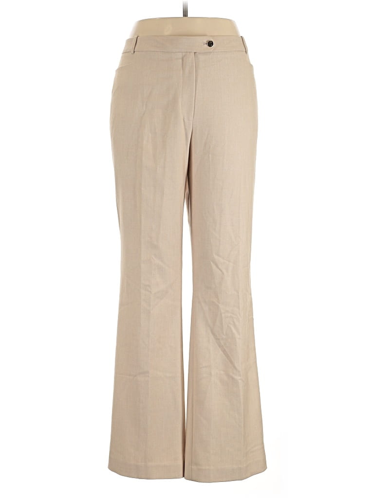 Pre-owned Calvin Klein Dress Pants In Tan