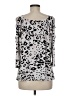 Clara Sun Woo Silver 3/4 Sleeve Top Size M - photo 2