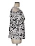 Clara Sun Woo Silver 3/4 Sleeve Top Size M - photo 4