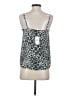 Socialite 100% Polyester Silver Sleeveless Top Size XS - photo 2