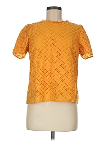 J.Crew Factory Store Short Sleeve Blouse (view 1)