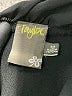 Taylor Solid Black Cocktail Dress Size 12 - photo 7