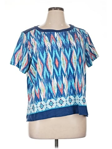 Alfred Dunner Short Sleeve Blouse (view 1)