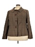 Emma James Plaid Brown Blazer Size 24W - photo 1