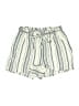 Zara Basic Stripes Ivory Shorts Size S - photo 1
